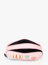 Trousse Boheme 2 Compartiments Caramel et cie Rose boheme FI-vue-porte