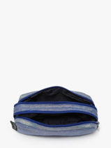 Trousse Boheme 2 Compartiments Caramel et cie Bleu boheme FI-vue-porte