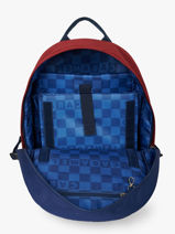 Sac  Dos 2 Compartiments Caramel et cie Vert fier GA-vue-porte