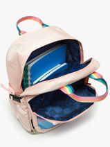 Sac  Dos 1 Compartiment Caramel et cie Rose boheme FI-vue-porte