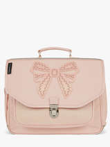 Cartable 2 Compartiments Caramel et cie Rose boheme FI