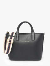 Sac Bandoulire Th Logotape Polyurethane Tommy hilfiger Bleu th logotape AW17448