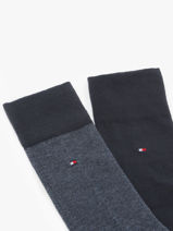 Chaussettes Tommy hilfiger Bleu socks 71226104-vue-porte