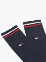 Chaussettes Tommy hilfiger Bleu socks 71228176-vue-porte