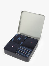 Chaussettes Tommy hilfiger Bleu socks 71232605-vue-porte