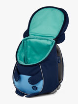 Mini Rugzak Affenzahn Blauw small friends FAS-vue-porte