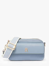 Sac Bandoulire Th Distinct Polyurethane Tommy hilfiger Bleu th distinct AW17455