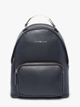 Sac  Dos Tommy hilfiger Bleu th logotape AW17471