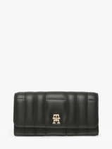 Portefeuille Tommy hilfiger Noir th feminine  AW17475