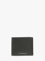 Portefeuille Cuir Tommy hilfiger Noir th foundation AM13508