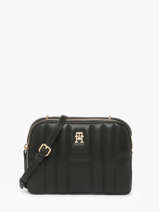 Sac Bandoulire Th Feminine  Polyurethane Tommy hilfiger Noir th feminine  AW17453