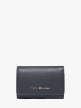 Portefeuille Tommy hilfiger Bleu th logotape AW17477