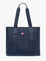 Sac Port paule Th Daily Tote Polyester Tommy hilfiger Bleu th daily tote AW17567