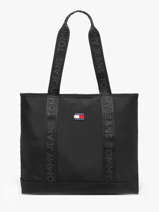 Sac Port paule Th Daily Tote Polyester Tommy hilfiger Noir th daily tote AW17567