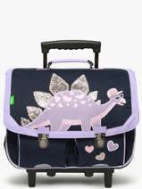 Cartable  Roulettes Tann's Bleu les fantaisies f 47274