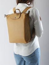 Longchamp Le pliage xtra Sac  dos Marron-vue-porte