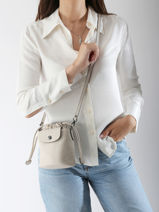 Longchamp Le pliage xtra Cross body tas Beige-vue-porte