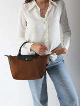 Longchamp Le pliage energy Handtas Bruin-vue-porte