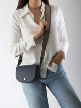 Longchamp Epure timeless Cross body tas Blauw-vue-porte