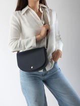 Longchamp Epure timeless Cross body tas Blauw-vue-porte