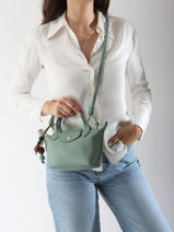 Longchamp Le pliage xtra perles Handtas Blauw-vue-porte