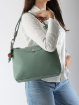 Longchamp Le pliage xtra perles Schoudertas Blauw-vue-porte