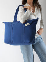 Longchamp Le pliage worker Schoudertas Blauw-vue-porte