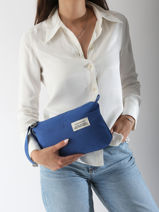 Longchamp Le pliage worker Clutch Blauw-vue-porte