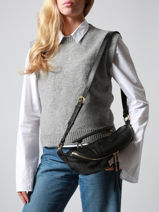 Cross Body Tas Origami Lancel Zwart origami A13260-vue-porte