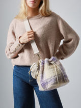 Cross Body Tas Alyssum Woomen Violet alyssum WALS06-vue-porte