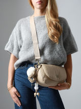 Sac Bandouli�re S Alizier Woomen Beige alizier WALI03-vue-porte