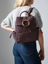 Sac  Dos Camomille Woomen Violet camomille WCAO02-vue-porte