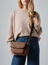 Sac Bandouli�re S Primevere Woomen Marron primevere WPRI07-vue-porte