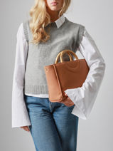 Sac � Main M Crocus Woomen Marron crocus WCRO02-vue-porte