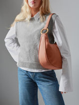 Sac Port paule Crocus Woomen Marron crocus WCRO28-vue-porte