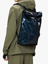 Sac  Dos 1 Compartiment + Pc 14" Rains Rouge city 13320-vue-porte