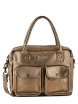 Sac Le Dandy A4 Cuir Paul marius Marron vintage S