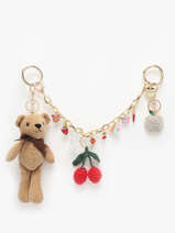 Double Bijou De Sac Cherry Viamailbag Beige long charm L