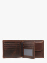Portefeuille Porte-cartes Cuir Maverick Marron the original MAVTO005-vue-porte