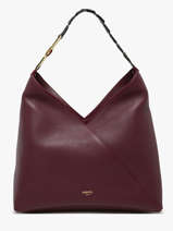 Sac Port� �paule Pagode Cuir Lancel Violet pagode A12510