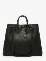 Cabas Belleville Cuir Lancel Noir belleville A13738
