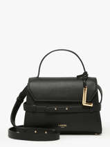 Sac Bandouli�re Faubourg Cuir Lancel Noir faubourg A13948