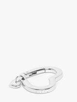 Bijou De Sac Love Bag Charm Lancel Argent charms A13873-vue-porte