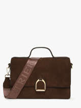 Sac Bandoulire Altesse Suede Etrier Marron altesse suede EASU048M