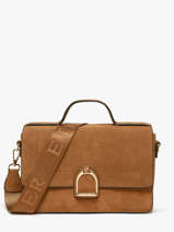 Sac Bandouli�re M Altesse Suede Etrier Marron altesse suede EASU048M