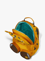 Sac  Dos Affenzahn Orange large friends FAL-vue-porte