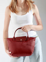 Longchamp Le pliage green Handtas Rood-vue-porte