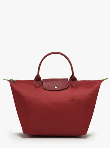 Longchamp Le pliage green Sac port main Rouge
