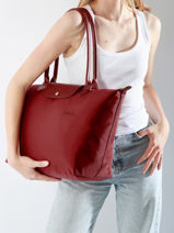 Longchamp Le pliage green Besace Rouge-vue-porte