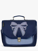 Boekentas 2 Compartimenten Caramel et cie Blauw boheme FI